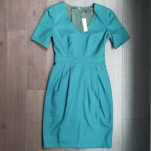Nwt J. Crew short sleeve crepe dress